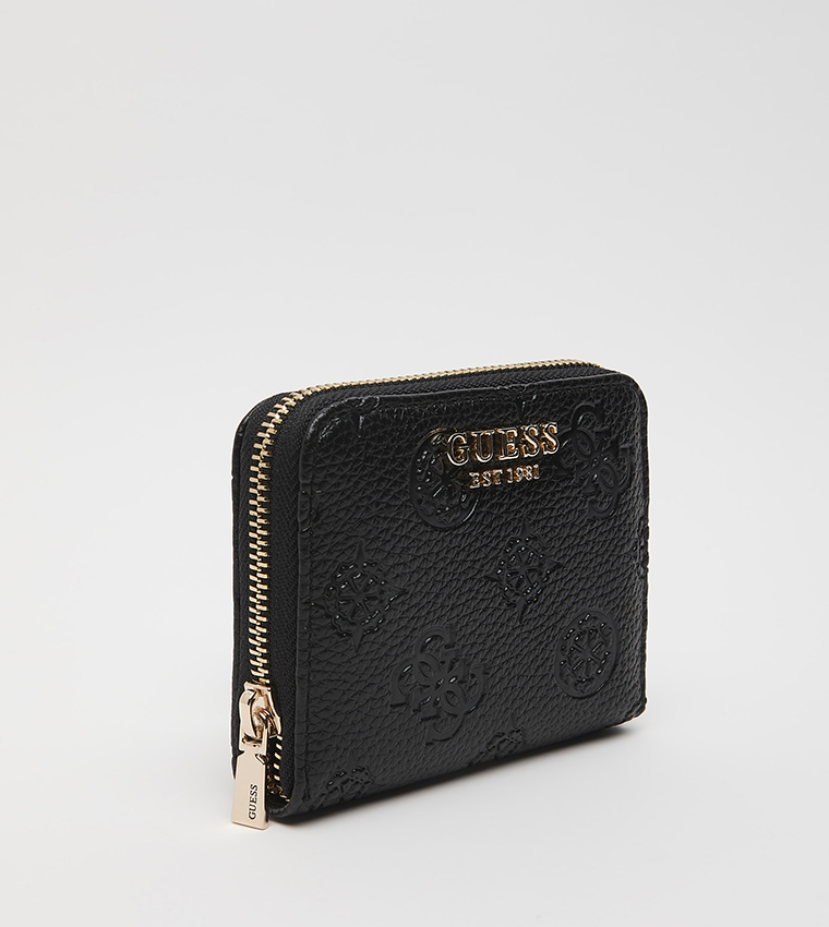 CRESIDIA II Logo Debossed Small Wallet