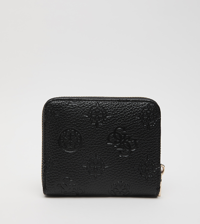 CRESIDIA II Logo Debossed Small Wallet