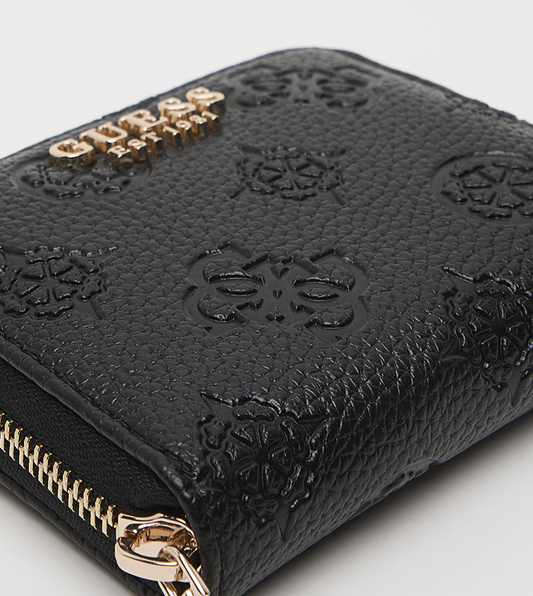 CRESIDIA II Logo Debossed Small Wallet