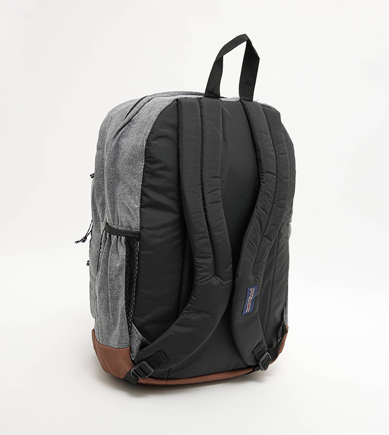 Logo Badge Zipper Backpack