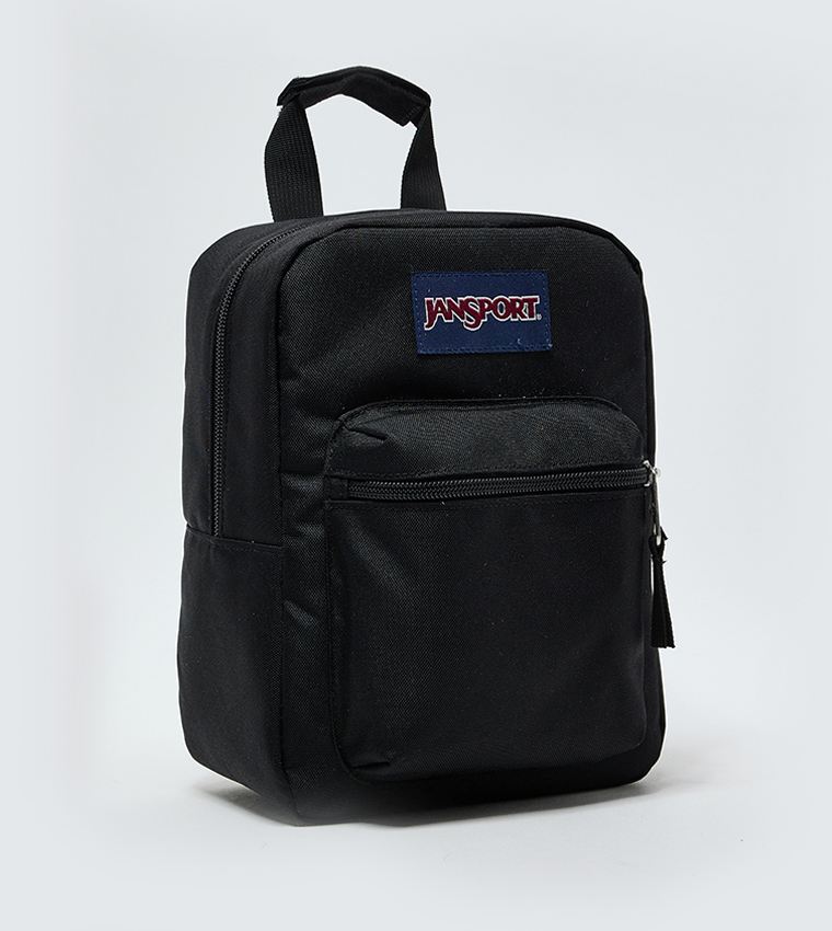 Label Detail Front Pocket Backpack