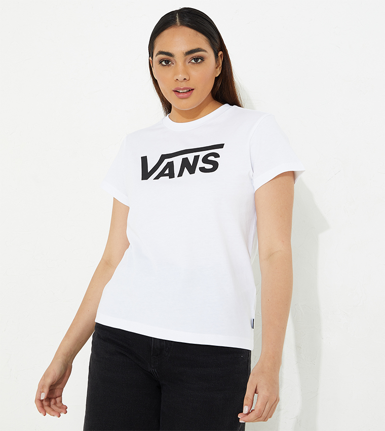 Flying V Short Sleeves Crew Neck T-Shirt