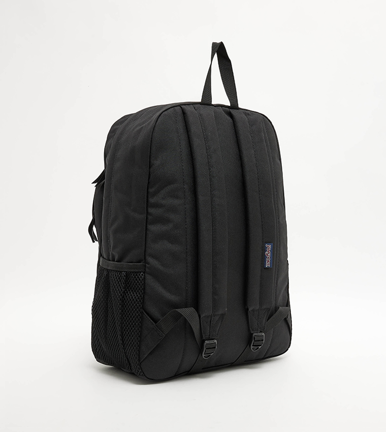 Logo Badge Zipper Backpack