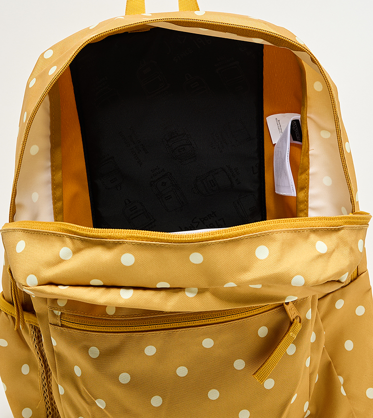 Label Detail Front Pocket Backpack