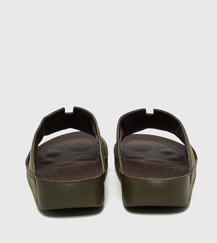 Solid H-Strap Comfort Sandals