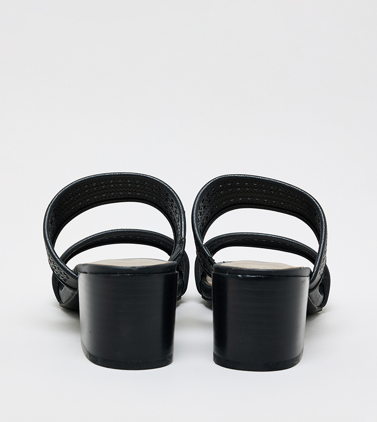 UPLIFT Cinnamon Block Heel Sandals