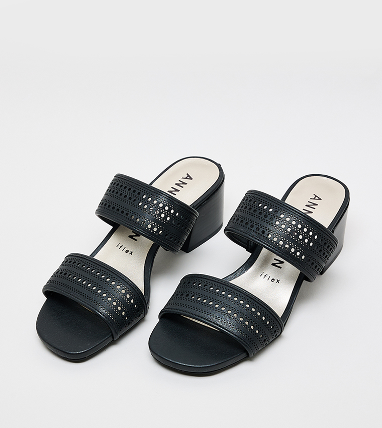 UPLIFT Cinnamon Block Heel Sandals
