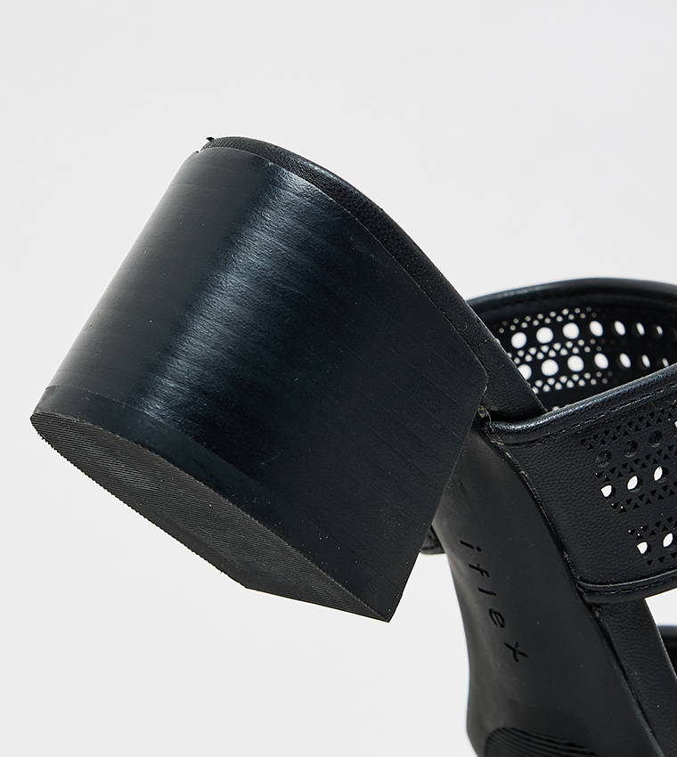 UPLIFT Cinnamon Block Heel Sandals