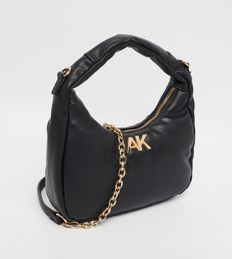 Logo Detail Hobo Bag