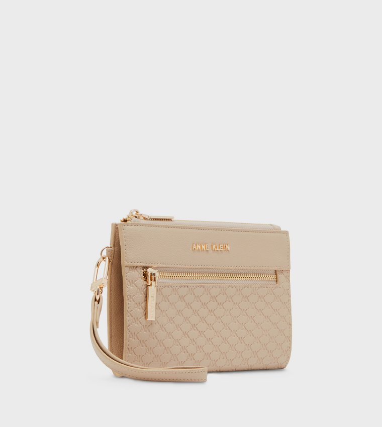 Textured Zippered Wallet