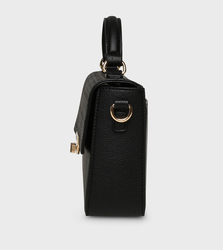 شنطة بحمالة يد وشعار 