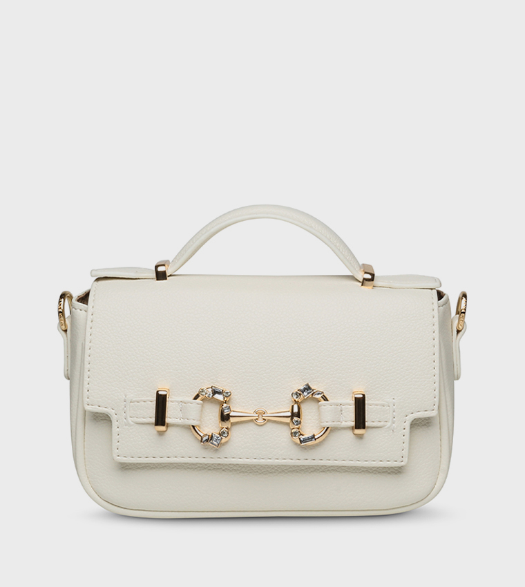 Accessory Detail Top Handle Bag