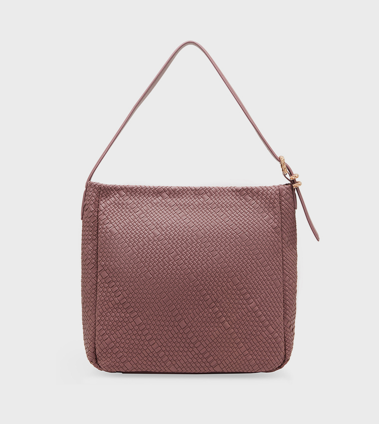 Textured Shoulder Bag