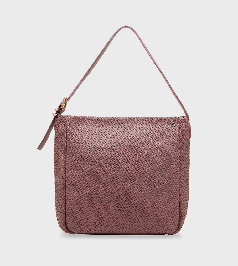 Textured Shoulder Bag
