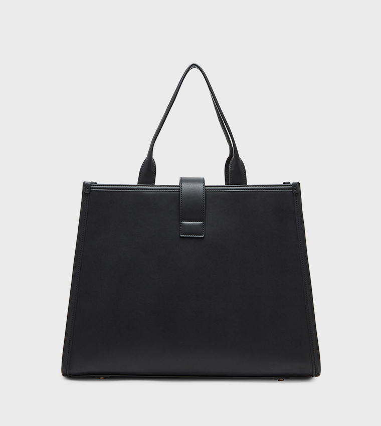 Textured Satchel Bag