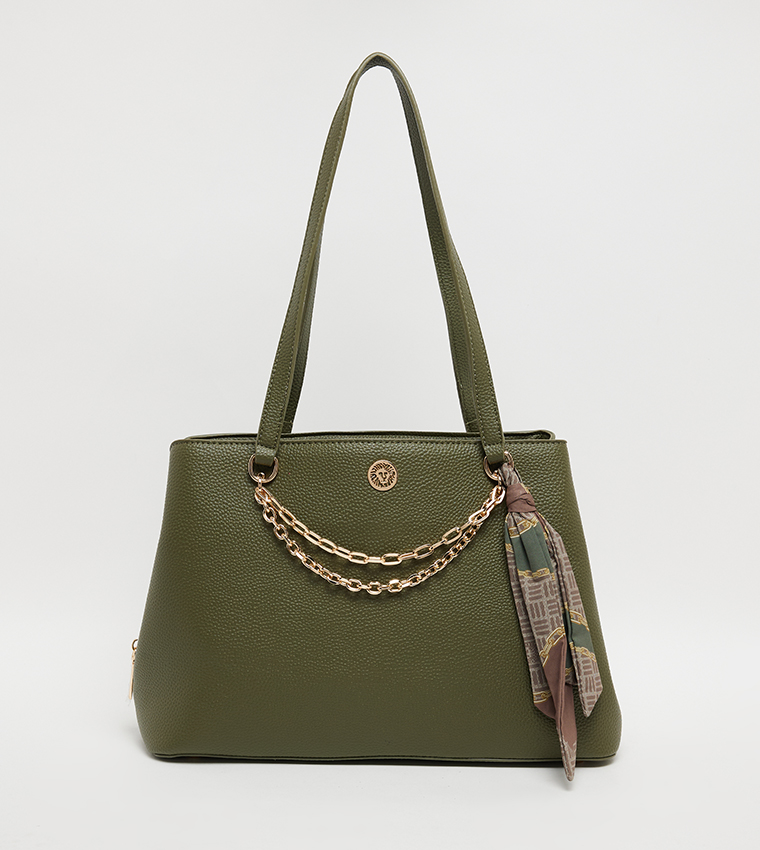 Textured Shoulder Bag