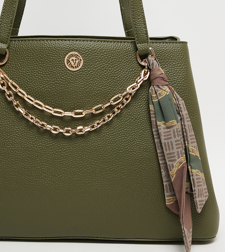 Textured Shoulder Bag