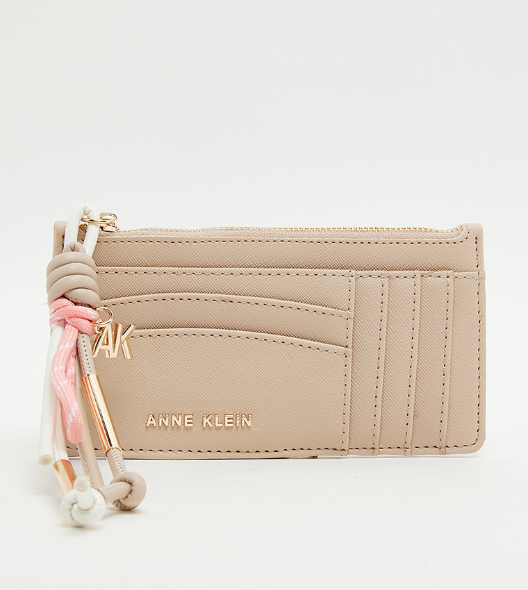 محفظة بطاقات بسحاب