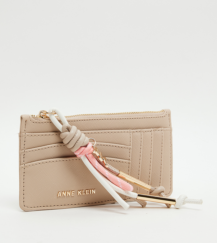 محفظة بطاقات بسحاب