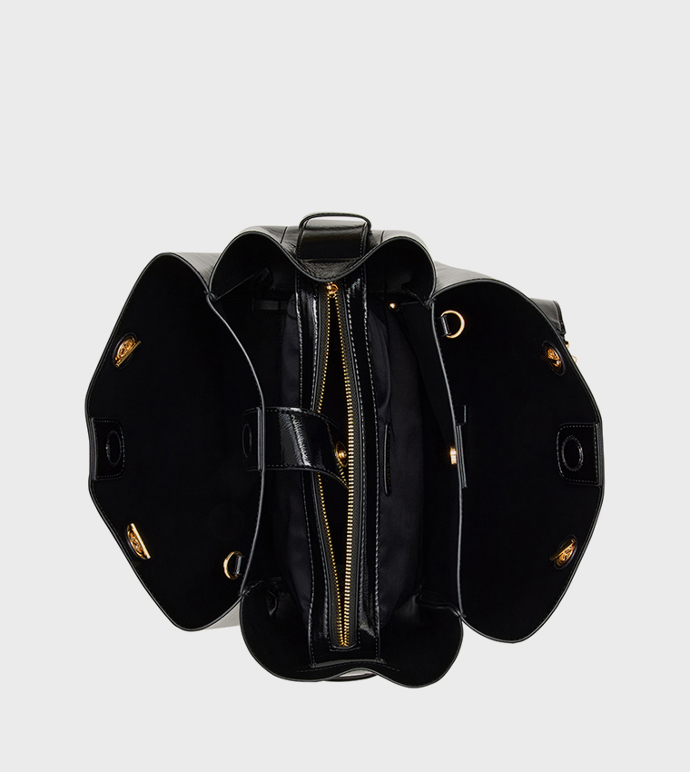 Logo Detail Satchel Bag
