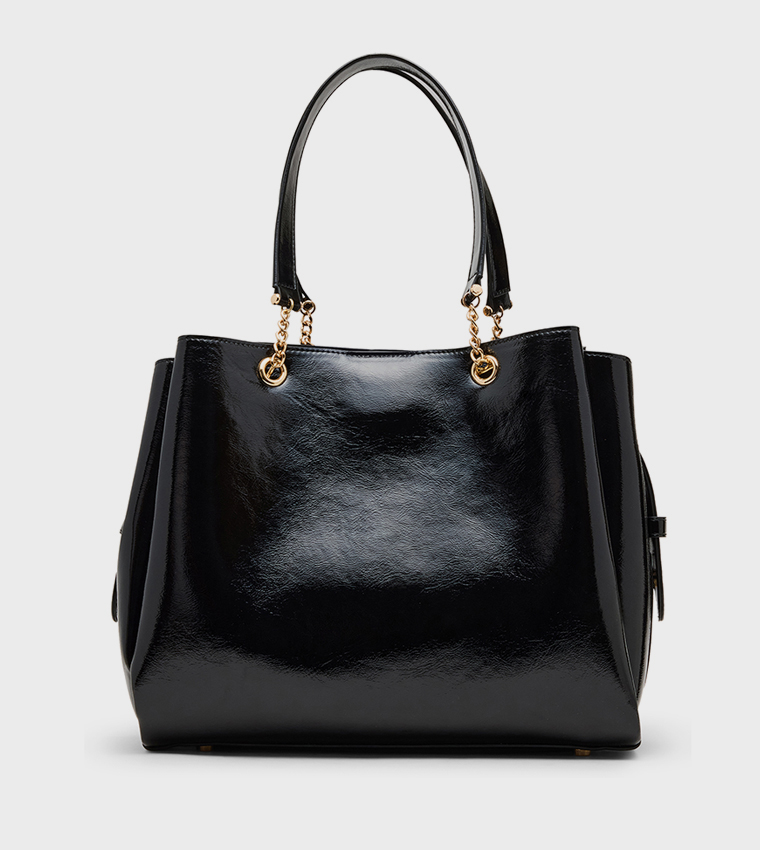 Logo Detail Satchel Bag