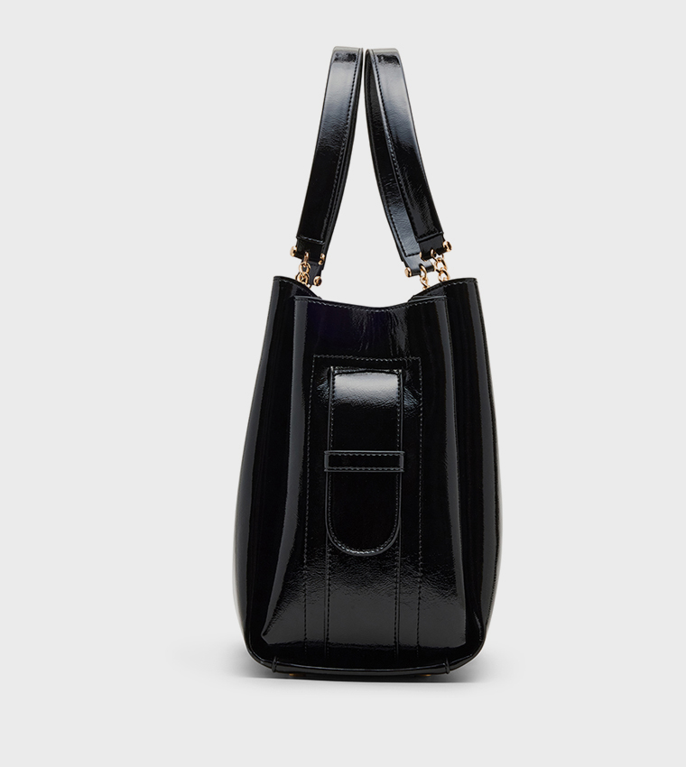 Logo Detail Satchel Bag