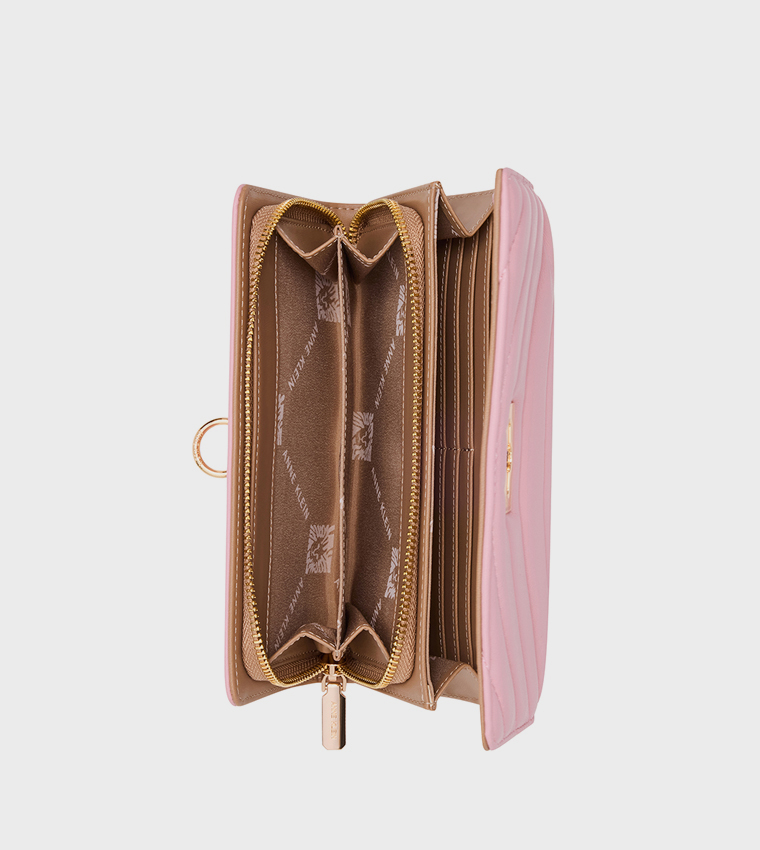 Quilted Flap Wallet Bag