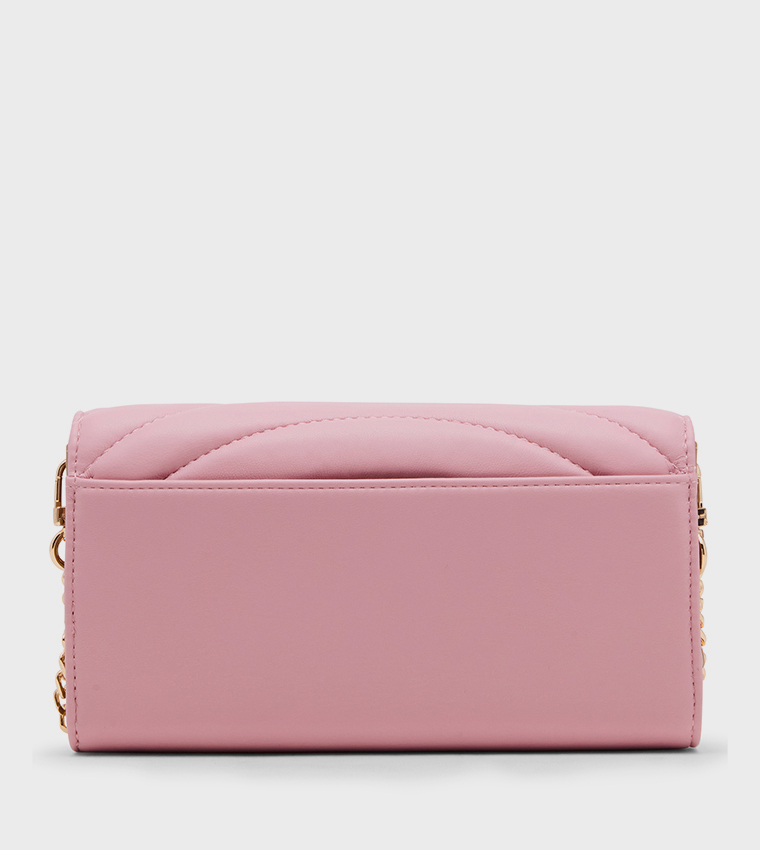 Quilted Flap Wallet Bag