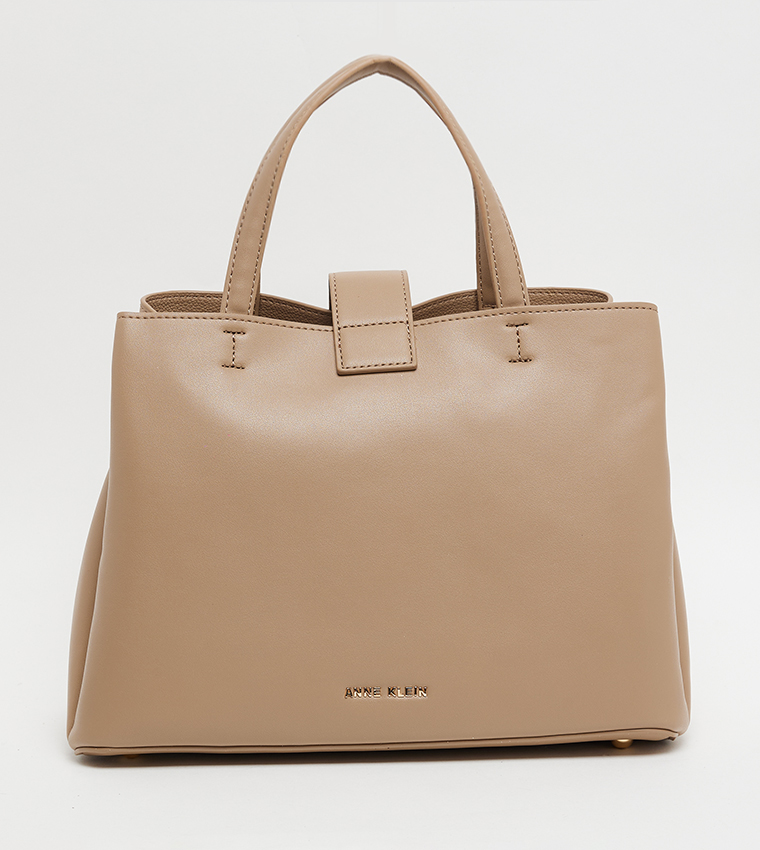 Textured Satchel Bag