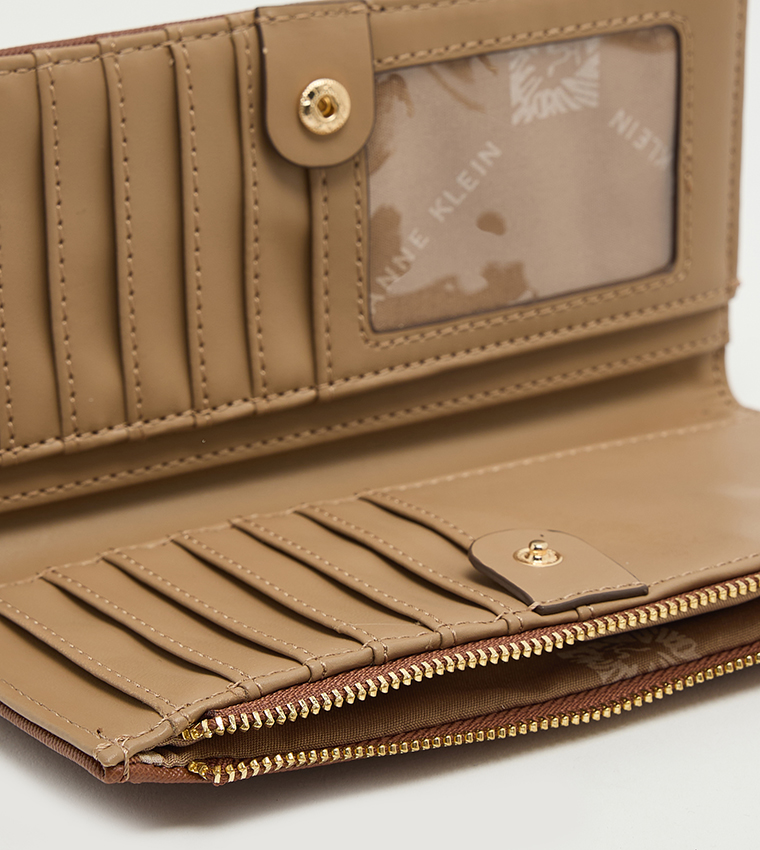 Textured Zippered Wallet
