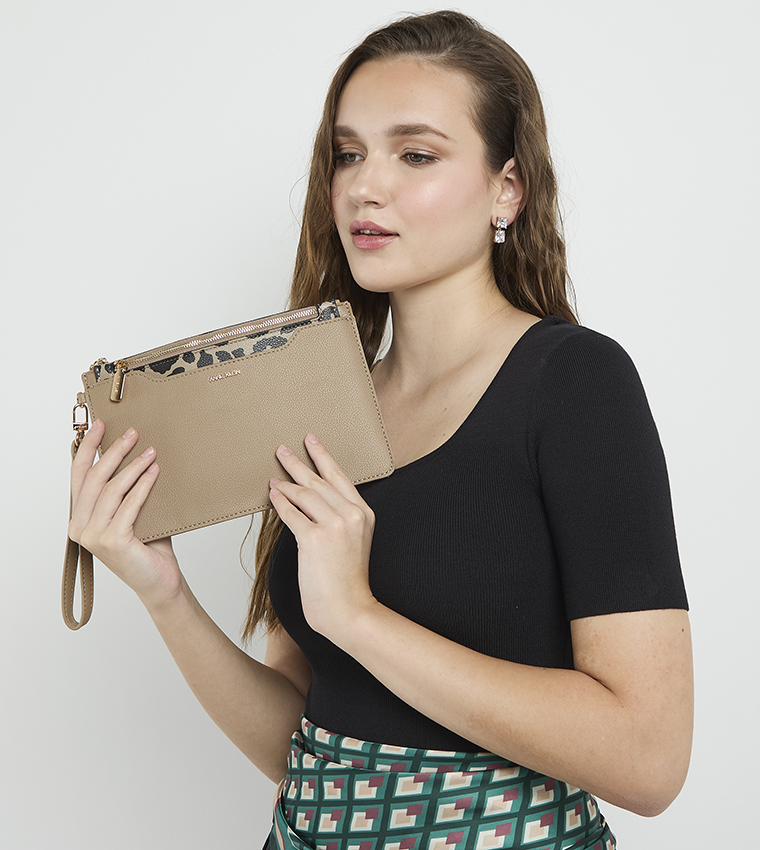 2-Piece Leopard Print Wallet Set