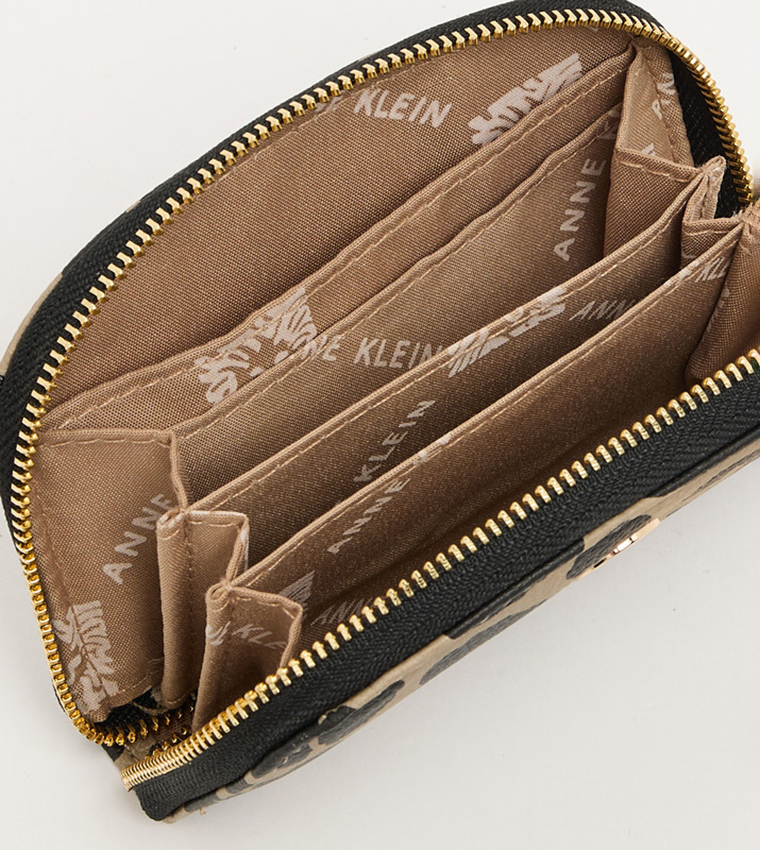 Animal Pattern Zip Closure Cardholder