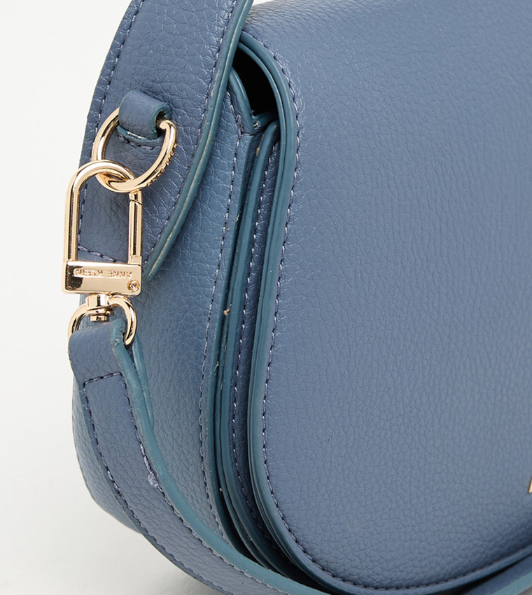 DEVON Textured Flap Top Handle Bag