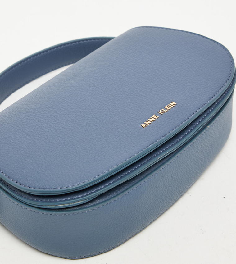 DEVON Textured Flap Top Handle Bag