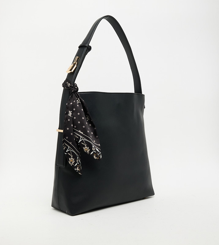 DECKLYN Scarf Detail Bucket Bag