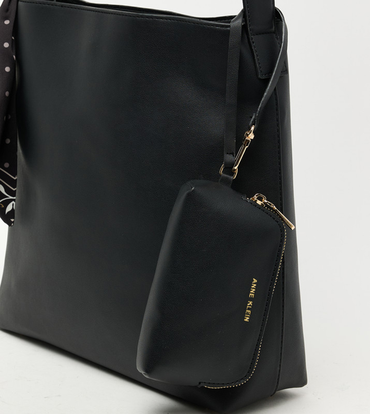 DECKLYN Scarf Detail Bucket Bag