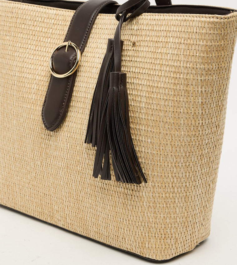 Textured Tote Bag Set