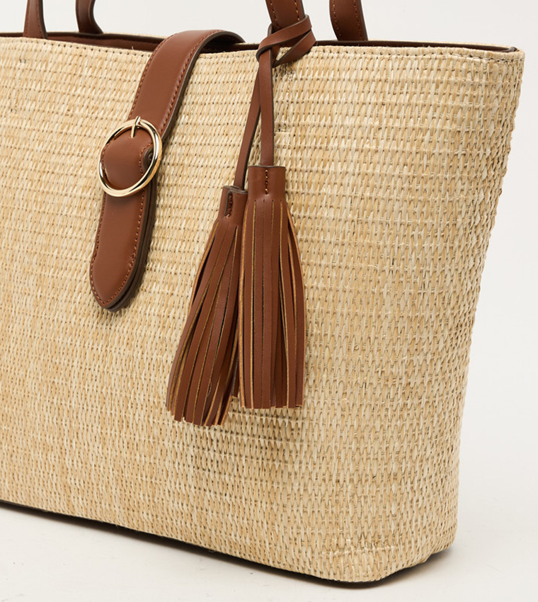 Textured Tote Bag Set