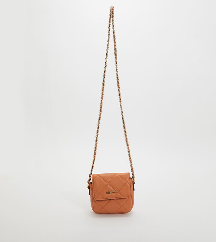 Crescent Mini Quilted Crossbody Bag