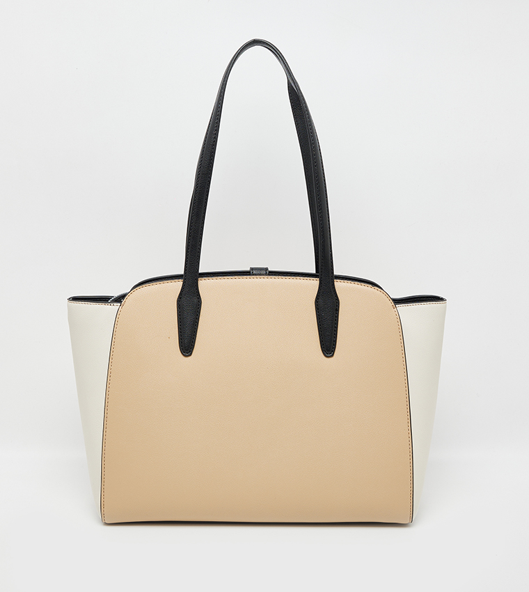 EASTYN Color Block Satchel Bag