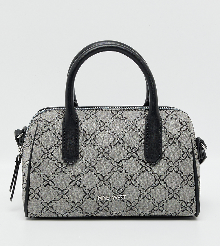 OLIVE Monogram Patterned Satchel Bag