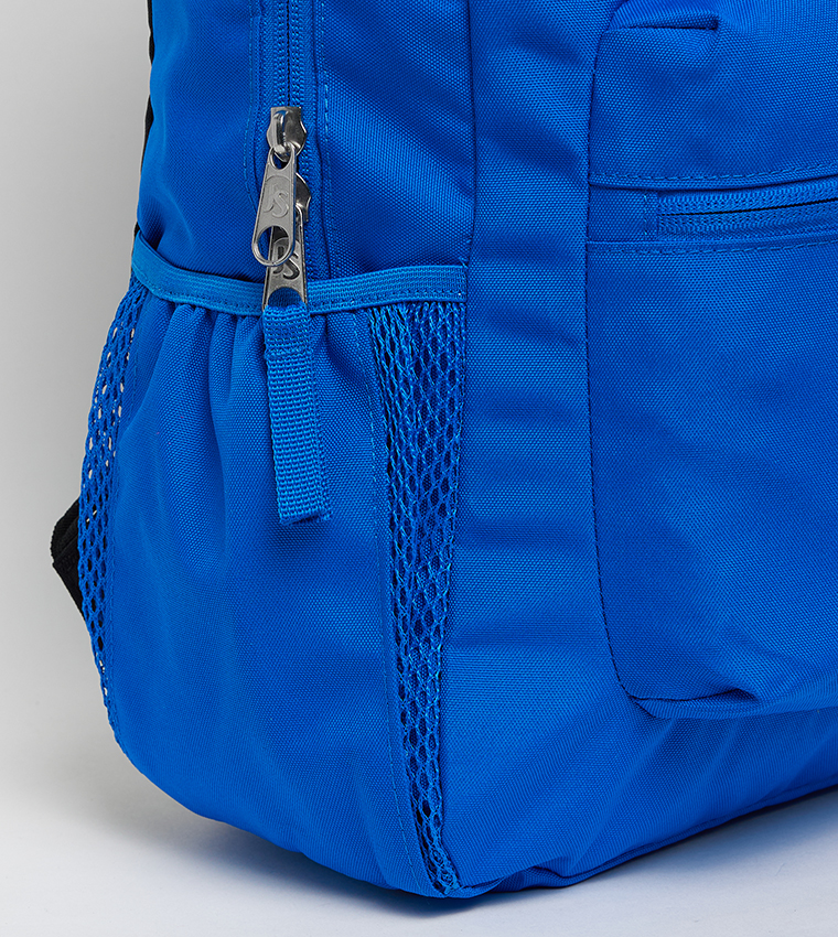 Label Detail Front Pocket Backpack