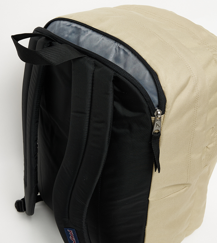 Label Detail Front Pocket Backpack