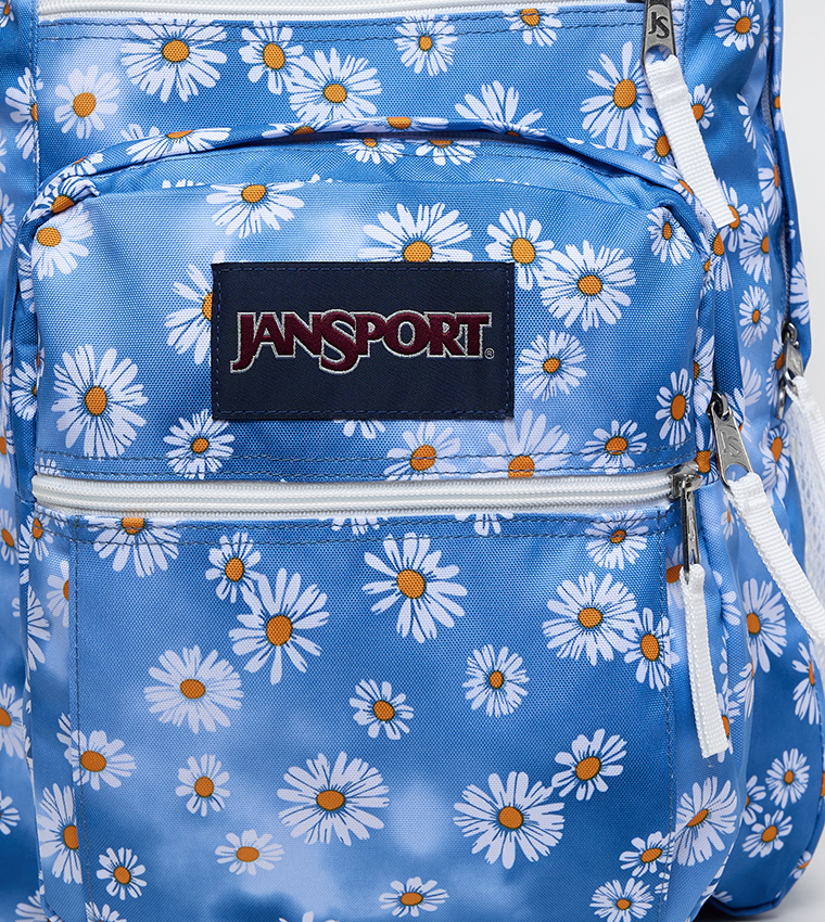 شنطة ظهر بجيب أمامي وطبعة 