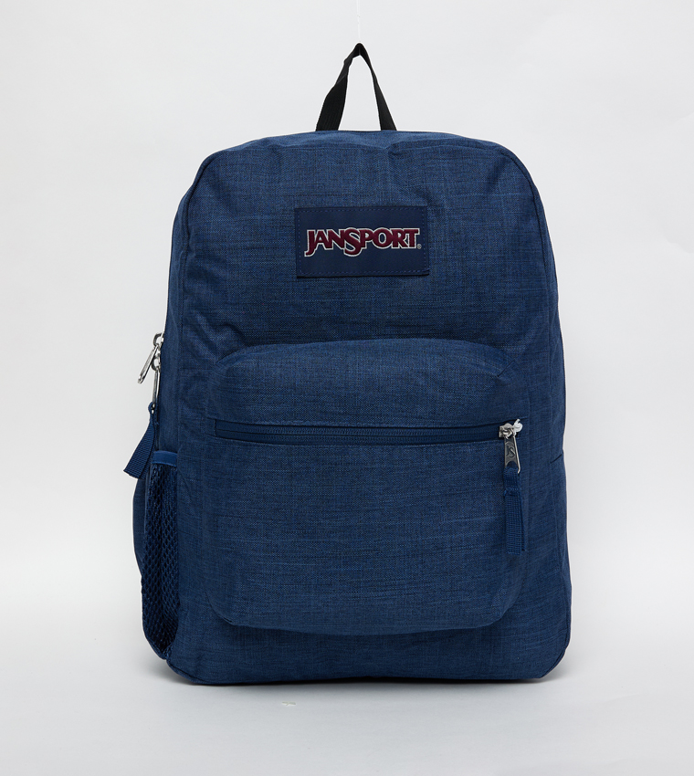 Label Detail Front Pocket Backpack