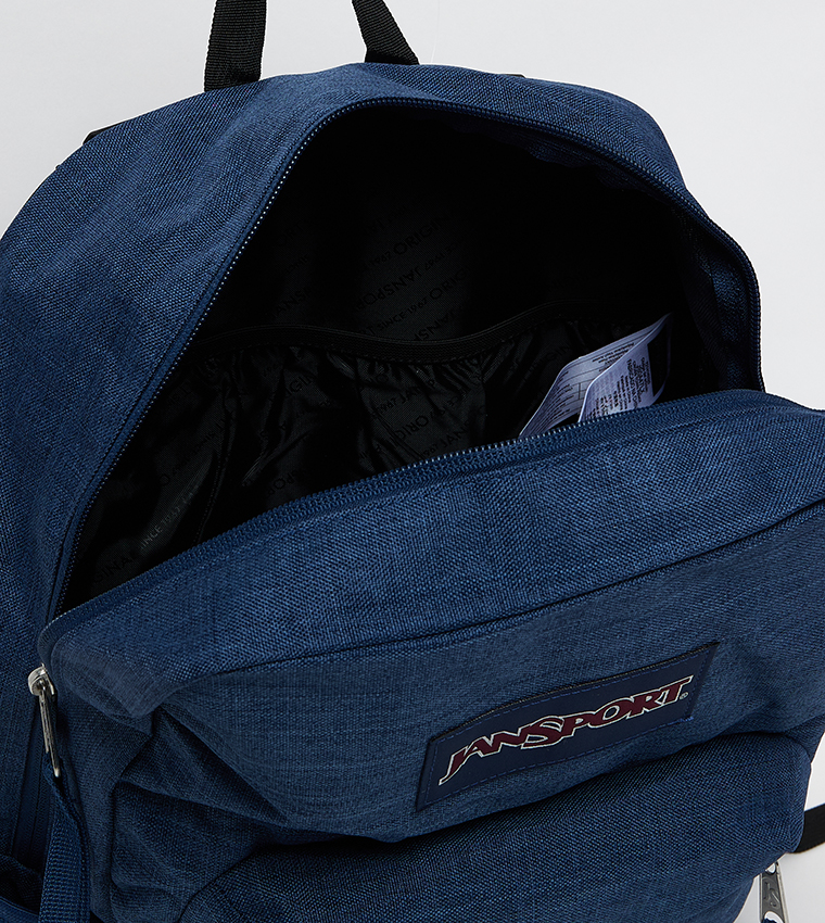 Label Detail Front Pocket Backpack