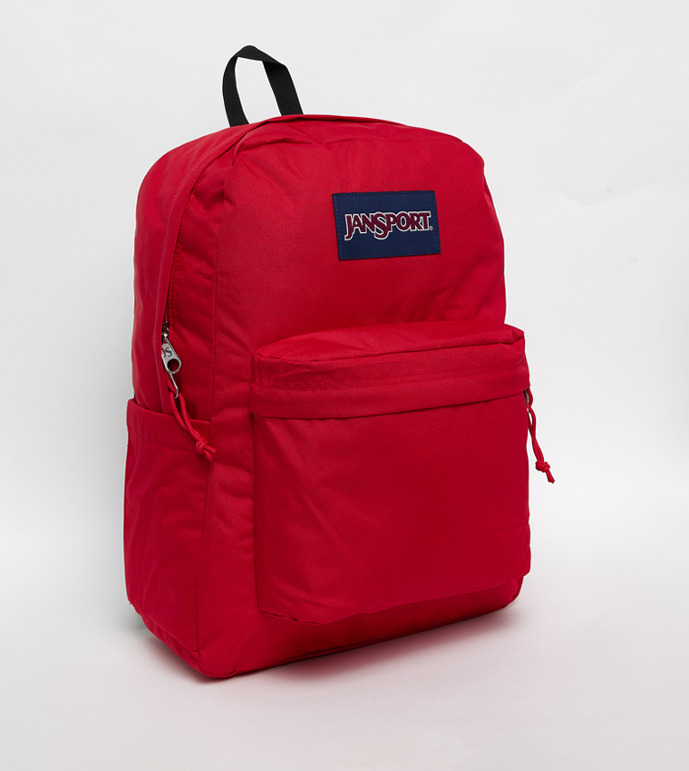 Label Detail Front Pocket Backpack