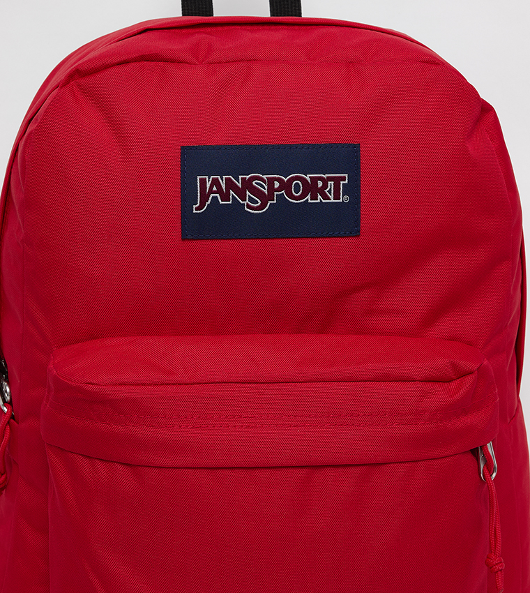 Label Detail Front Pocket Backpack