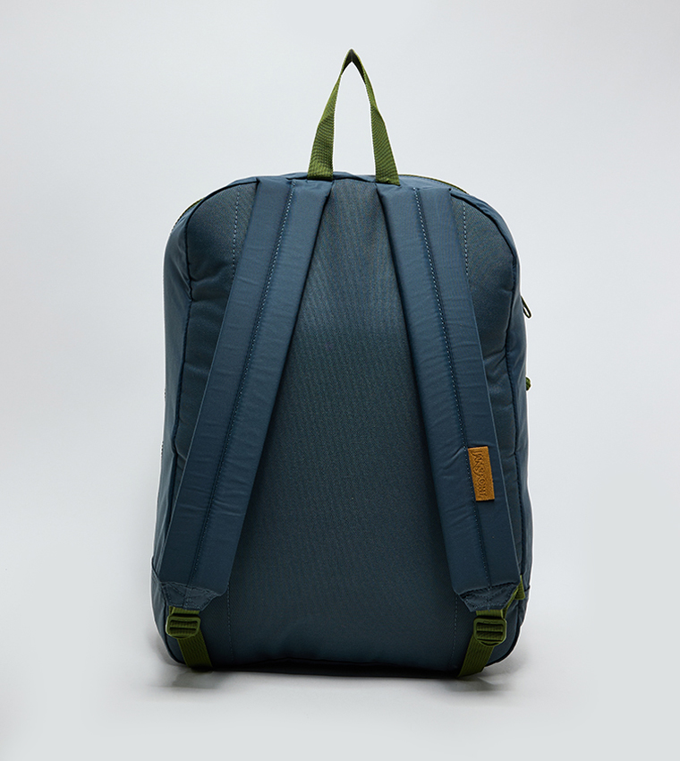 Label Detail Front Pocket Backpack