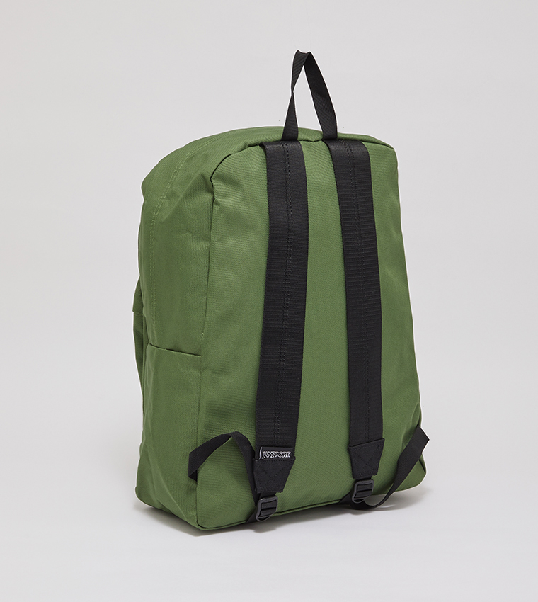 Recycled Superbreak New Olive School Backpack